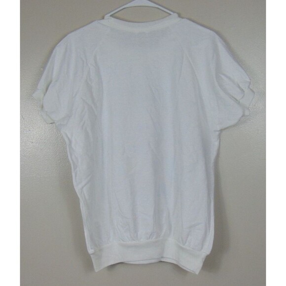 VTG 90's Basic Editions Graphic T-shirt White Mailbox Grandmacore Cottagecore M - Picture 7 of 9